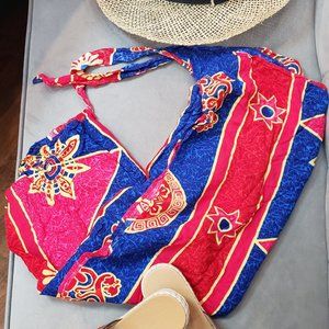 Resort Wear  Sarong  Multicolor  Size S/M